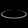 Fashnzfab Rhinestone Paved Headband In Metallic