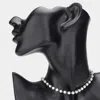 Fashnzfab Rhinestone Station Evening Choker Necklace In Metallic