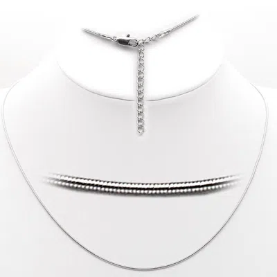Fashnzfab Rhodium Brass Chain With No Stone In Metallic