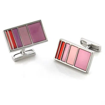 Fashnzfab Rhodium Brass Cufflink With No Stone In Multi