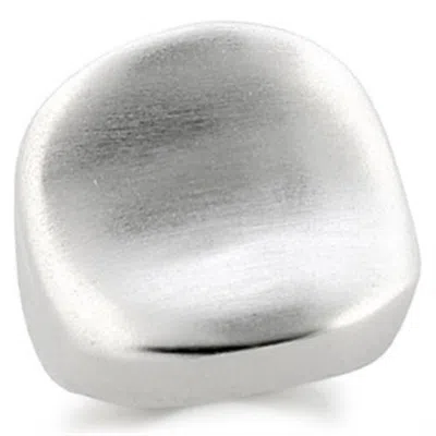 Fashnzfab Rhodium Brass Ring With No Stone In Silver