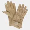 Fashnzfab Ribbon Shirring Smart Touch Gloves In Green