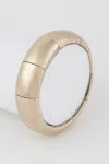 Fashnzfab Roly Poly Shell Bracelet In Multi