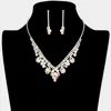 Fashnzfab Round Crystal Rhinestone Collar Necklace In Gold