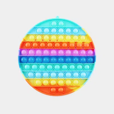 Fashnzfab Round Push And Pop It Fidget Kids Toy In Multi