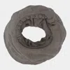 Fashnzfab Ruffle Infinity Scarf In Gray