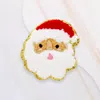 Fashnzfab Santa Iron On Patch In White