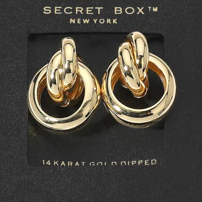 Fashnzfab Secret Box_14k Gold Dipped Door Knocker Earrings