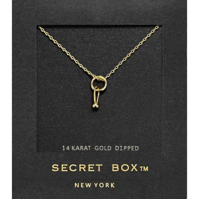 Fashnzfab Secret Box_14k Gold Dipped Geometric Pendant Necklace