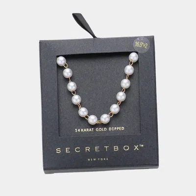 Fashnzfab Secret Box_14k Gold Dipped Pearl Station Necklace