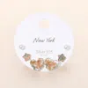 Fashnzfab Secret Box_925 Sterling Silver Post Heart Stone Star Pearl 3 Pairs Stud Earring Set In Multi