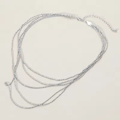 Fashnzfab Secret Box_multi Layered Brass Chain Necklace