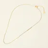 Fashnzfab Secret Box_stainless Steel Bead Bar Chain Necklace In Gold