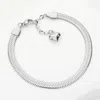 Fashnzfab Secret Box_stainless Steel Herringbone Chain Bracelet 0.2" H, 7" + 2" L In Multi