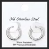 Fashnzfab Secret Box_stainless Steel Huggie Hoop Earrings In Multi