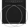 Fashnzfab Secret Box_sterling Silver Dipped Oversized Wire Hoop Earrings In Metallic