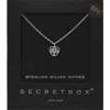 Fashnzfab Secret Box_sterling Silver Dipped Tree Of Life Metal Heart Pendant Necklace In Silver