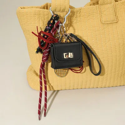 Fashnzfab Secret Box_whimsical Mixed Charm Bag Accessory In Black