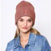 Fashnzfab Sequin Embellished Lurex Cuff Beanie Hat In Pink
