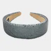 Fashnzfab Sequin Headband In Blue