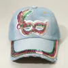 Fashnzfab Sequin Mardi Gras Mask Patch Baseball Cap In Multi