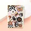 Fashnzfab Sequin Seed Beaded Butterfly Love Message Evil Eye Lips Yin Yang Crossbody Bag In Multi