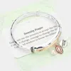 Fashnzfab Serenity Player Stretch Bracelet Three Tone In Multi