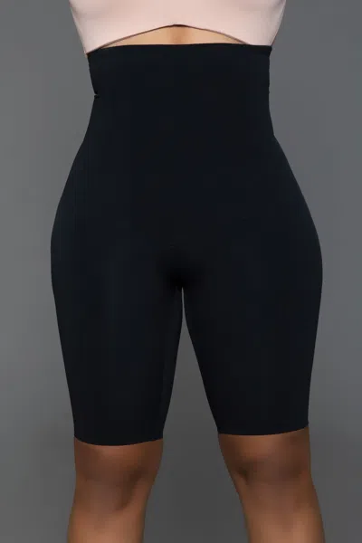 Fashnzfab Shape Sculpting Shaper Shorts In Black