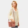 Fashnzfab Sherpa Fleece Belt Crossbody Bag In Pink