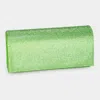 Fashnzfab Shimmery Evening Clutch Bag In Green