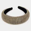 Fashnzfab Shiny Rhinestone Pave Headband In Multi