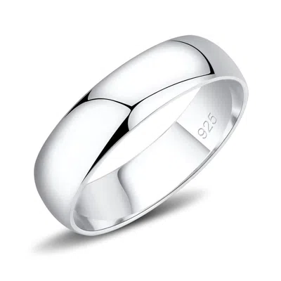 Fashnzfab Silver 925 Sterling Silver Ring With No Stone In Neutral