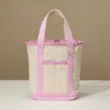 Fashnzfab Small Multi Purpose Canvas Tote Bag In Pink