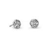 Fashnzfab Small Oxidized Celtic Stud Earrings In Pattern