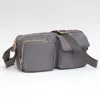 Fashnzfab Small Utility Crossbody Bag In Gray