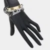 Fashnzfab Snake Pattern Faux Leather Wrap Bracelet Snake In Multi