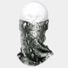 Fashnzfab Snake Print Seamless Face Tube Mask / Scarf In Gray