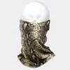 Fashnzfab Snake Print Seamless Face Tube Mask / Scarf In Sand