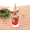 Fashnzfab Snowman Teardrop Stone Accented Stretch Ring In Multi