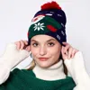 Fashnzfab Snowy Santa Claus Pom Pom Beanie Hat In Blue
