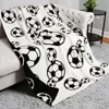 Fashnzfab Soccer Reversible Throw Blanket