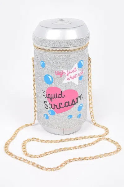 Fashnzfab Soda Can Fun Clutch In Multi
