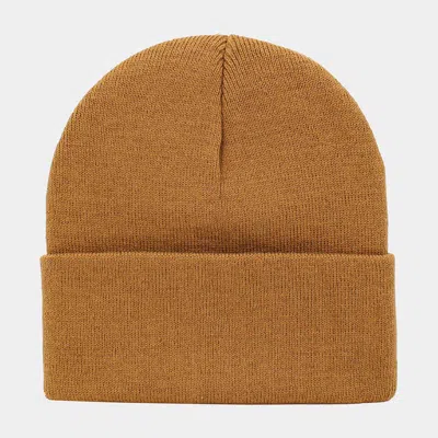 Fashnzfab Soft Basic Beanie Hat In Brown
