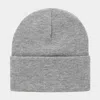 Fashnzfab Soft Basic Beanie Hat In Gray