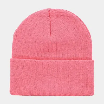 Fashnzfab Soft Basic Beanie Hat In Pink