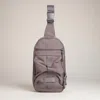 Fashnzfab Solid Adjustable Sling Bag In Gray