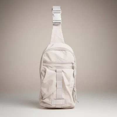 Fashnzfab Solid Adjustable Sling Bag In White