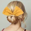 Fashnzfab Solid Color Deft Bun Maker Hairband In Orange