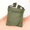 Fashnzfab Solid Faux Leather Crossbody Bag In Green