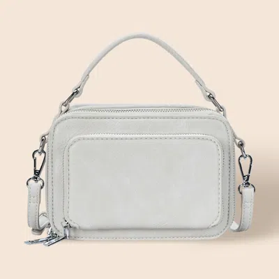 Fashnzfab Solid Faux Leather Rectangle Tote / Crossbody Bag In Multi
